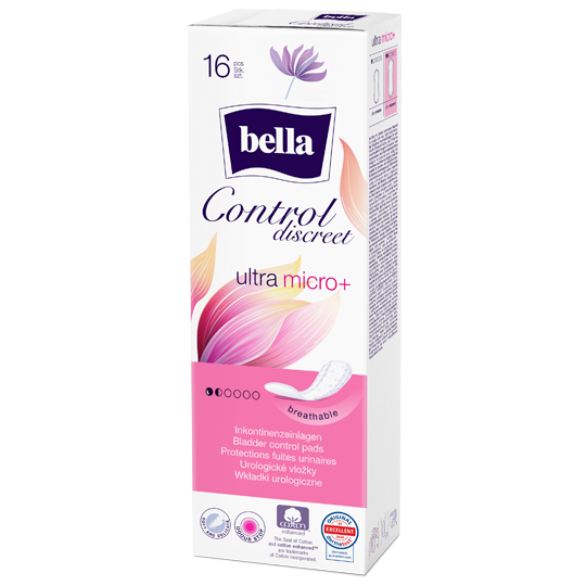 Урологічні прокладки Bella Control Discreete Ultra Micro+