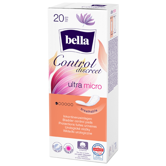 Урологічні прокладки Bella Control Discreete Ultra Micro
