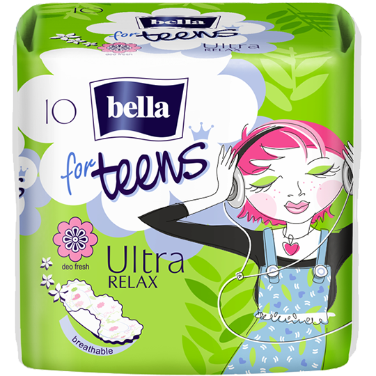 Гігієнічні прокладки Bella for Teens Ultra Relax