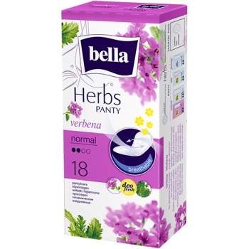 Щоденні прокладки Bella Herbs з екстрактом вербени - normal